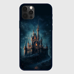 Чехол для iPhone 12 Pro Max Сказочный замок: арт нейросети, цвет: 3D-черный