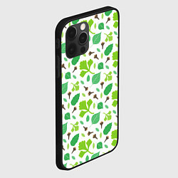 Чехол для iPhone 12 Pro Max Green plants, цвет: 3D-черный — фото 2