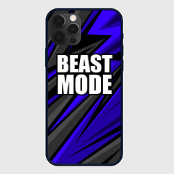 Чехол для iPhone 12 Pro Max Beast mode - синяя униформа, цвет: 3D-черный