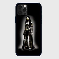 Чехол для iPhone 12 Pro Max Мона Лиза - готика - нейросеть, цвет: 3D-черный