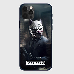 Чехол для iPhone 12 Pro Max Payday3 bulldog, цвет: 3D-черный