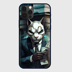 Чехол для iPhone 12 Pro Max Payday cat, цвет: 3D-черный