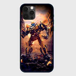 Чехол для iPhone 12 Pro Max Трансформеры: Бамблби, цвет: 3D-черный