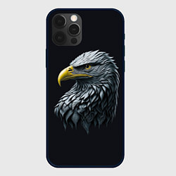 Чехол для iPhone 12 Pro Max Орёл от нейросети, цвет: 3D-черный