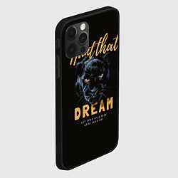 Чехол для iPhone 12 Pro Max Let your wild side lead your way, цвет: 3D-черный — фото 2