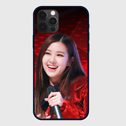 Чехол iPhone 12 Pro Max Rose Blackpink red