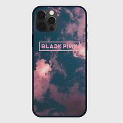 Чехол для iPhone 12 Pro Max Blackpink - pink clouds, цвет: 3D-черный