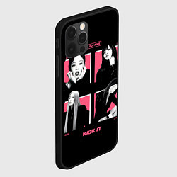 Чехол для iPhone 12 Pro Max Blackpink - Kick it, цвет: 3D-черный — фото 2