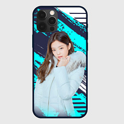 Чехол для iPhone 12 Pro Max Blackpink winter style, цвет: 3D-черный