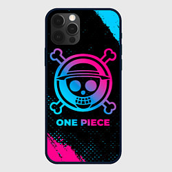 Чехол для iPhone 12 Pro Max One Piece - neon gradient, цвет: 3D-черный