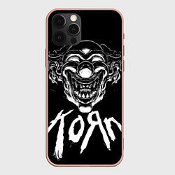 Чехол для iPhone 12 Pro Max KoЯn - clown face, цвет: 3D-светло-розовый