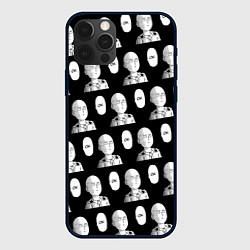 Чехол для iPhone 12 Pro Max Saitama - ok pattern, цвет: 3D-черный