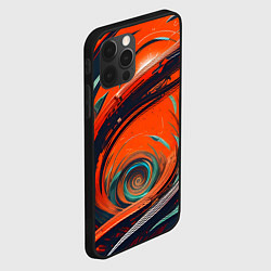 Чехол для iPhone 12 Pro Max Кибер завихрение, цвет: 3D-черный — фото 2