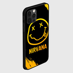 Чехол для iPhone 12 Pro Max Nirvana - gold gradient, цвет: 3D-черный — фото 2