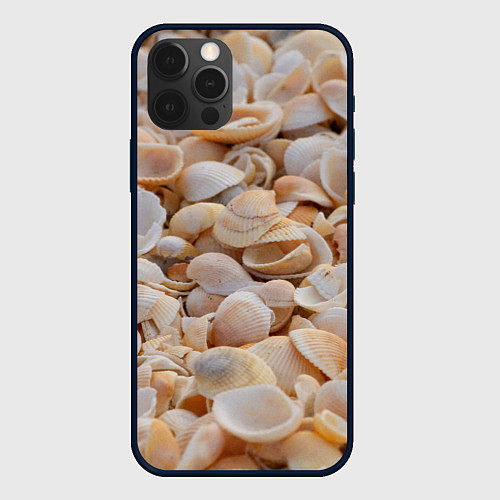 Чехол iPhone 12 Pro Max Ракушки крым / 3D-Черный – фото 1