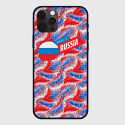 Чехол iPhone 12 Pro Max Россия узоры