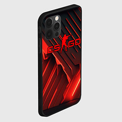 Чехол для iPhone 12 Pro Max CS GO red neon, цвет: 3D-черный — фото 2