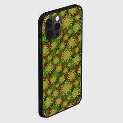 Чехол для iPhone 12 Pro Max Вирус - камуфляж, цвет: 3D-черный — фото 2