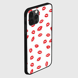 Чехол для iPhone 12 Pro Max Kiss, цвет: 3D-черный — фото 2