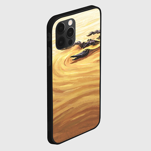 Чехол iPhone 12 Pro Max Жало скорпиона / 3D-Черный – фото 2