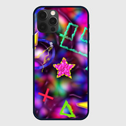 Чехол для iPhone 12 Pro Max Праздничный street-art со звёздочкой, цвет: 3D-черный