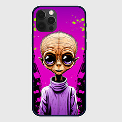 Чехол для iPhone 12 Pro Max Alien - comics art style, цвет: 3D-черный