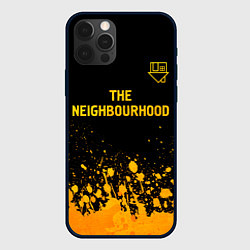 Чехол iPhone 12 Pro Max The Neighbourhood - gold gradient: символ сверху