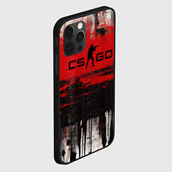 Чехол для iPhone 12 Pro Max CS GO brushes, цвет: 3D-черный — фото 2