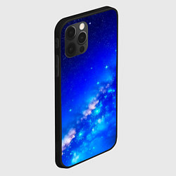 Чехол для iPhone 12 Pro Max Космос млечный путь, цвет: 3D-черный — фото 2