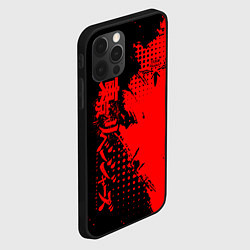 Чехол для iPhone 12 Pro Max Группировка Вальхалла - Tokyo revengers, цвет: 3D-черный — фото 2