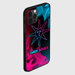 Чехол для iPhone 12 Pro Max Dark Souls - neon gradient, цвет: 3D-черный — фото 2