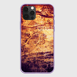 Чехол для iPhone 12 Pro Max Текстура- Grunge yellow, цвет: 3D-сиреневый