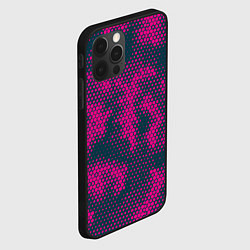 Чехол для iPhone 12 Pro Max Спортивный паттерн камуфляж, цвет: 3D-черный — фото 2