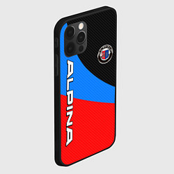 Чехол для iPhone 12 Pro Max Alpina - classic colors, цвет: 3D-черный — фото 2