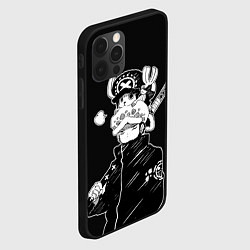 Чехол для iPhone 12 Pro Max Трафальгар и Чоппер - Ван пис, цвет: 3D-черный — фото 2