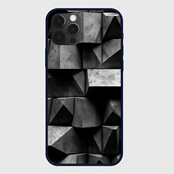 Чехол для iPhone 12 Pro Max Обман зрения и каменные плиты, цвет: 3D-черный