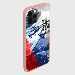 Чехол для iPhone 12 Pro Max Армия РФ, цвет: 3D-светло-розовый — фото 2