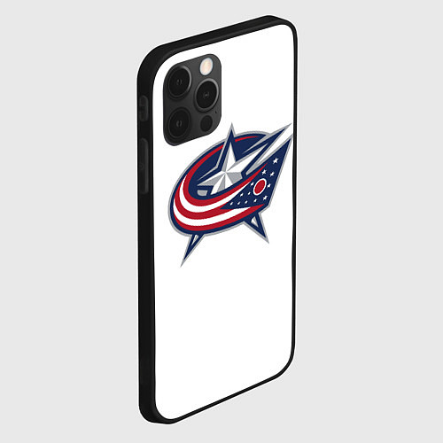 Чехол iPhone 12 Pro Max Columbus blue jackets - Sergey Bobrovsky / 3D-Черный – фото 2