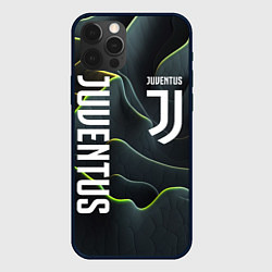 Чехол для iPhone 12 Pro Max Juventus dark green logo, цвет: 3D-черный