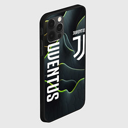 Чехол для iPhone 12 Pro Max Juventus dark green logo, цвет: 3D-черный — фото 2