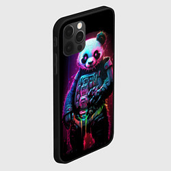 Чехол для iPhone 12 Pro Max Киберпанк панда во весь рост, цвет: 3D-черный — фото 2