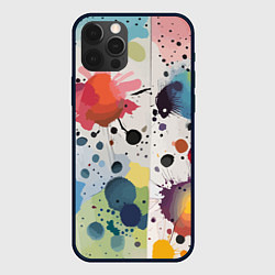 Чехол для iPhone 12 Pro Max Colorful blots - vogue - abstraction, цвет: 3D-черный