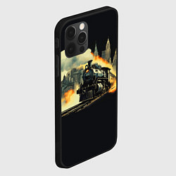 Чехол для iPhone 12 Pro Max Поезд путешествие, цвет: 3D-черный — фото 2
