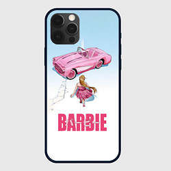Чехол для iPhone 12 Pro Max Барби на дороге, цвет: 3D-черный
