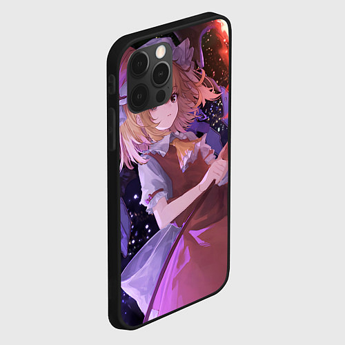 Чехол iPhone 12 Pro Max Touhou Project Flandre Scarlet / 3D-Черный – фото 2