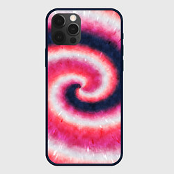 Чехол для iPhone 12 Pro Max Tie-Dye дизайн, цвет: 3D-черный