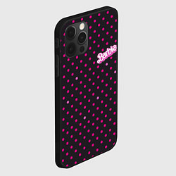 Чехол для iPhone 12 Pro Max Барби горошек, цвет: 3D-черный — фото 2