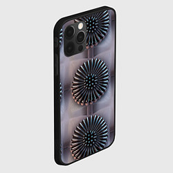 Чехол для iPhone 12 Pro Max Узор из жидкого металла, цвет: 3D-черный — фото 2