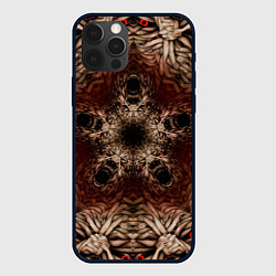 Чехол для iPhone 12 Pro Max Зацикленный ужас, цвет: 3D-черный