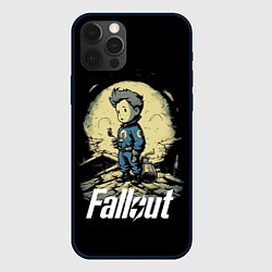 Чехол для iPhone 12 Pro Max Fallout boy, цвет: 3D-черный